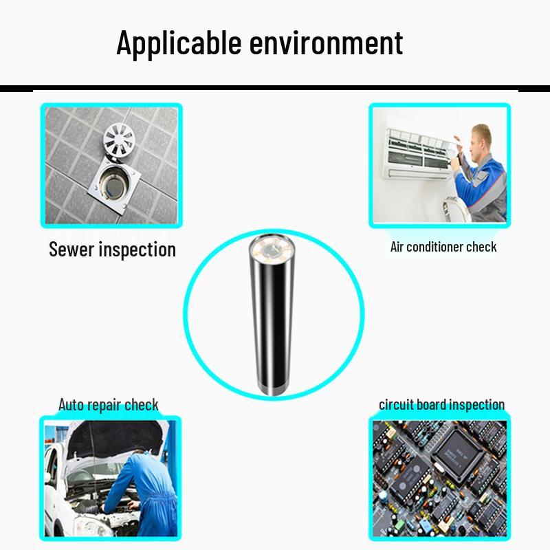 1080P HD Wireless Single-Lens Endoscope for Pipe Inspection and Auto Repair