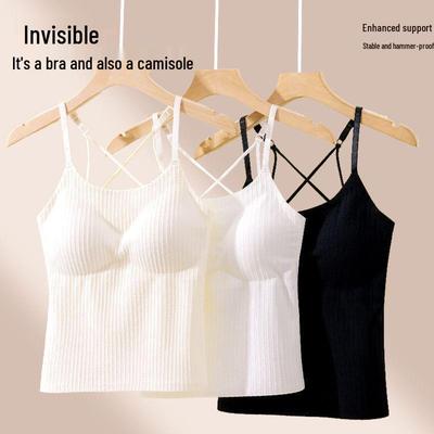 Women's Summer Slimming Camisole: Seamless Bandeau Vest with Beautiful Back Design