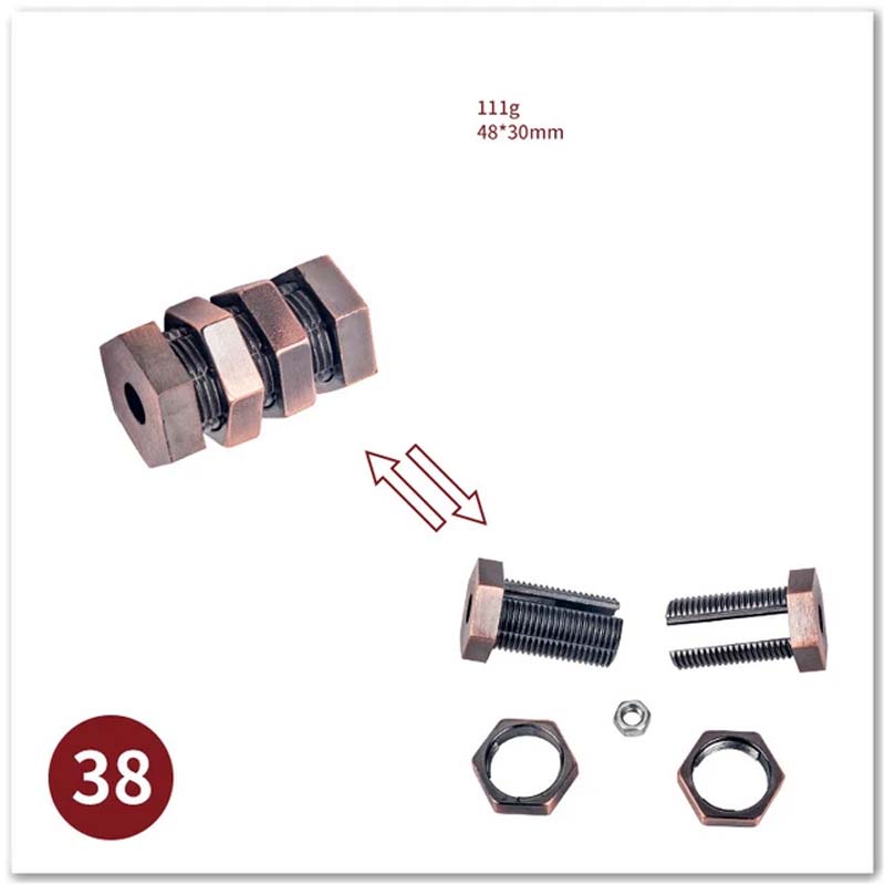 Metal 3D Jigsaw Puzzle Solving Toys Puzzle Unlocking Ring Buckle Children Adult Puzzle Games Leisure Puzzle Games