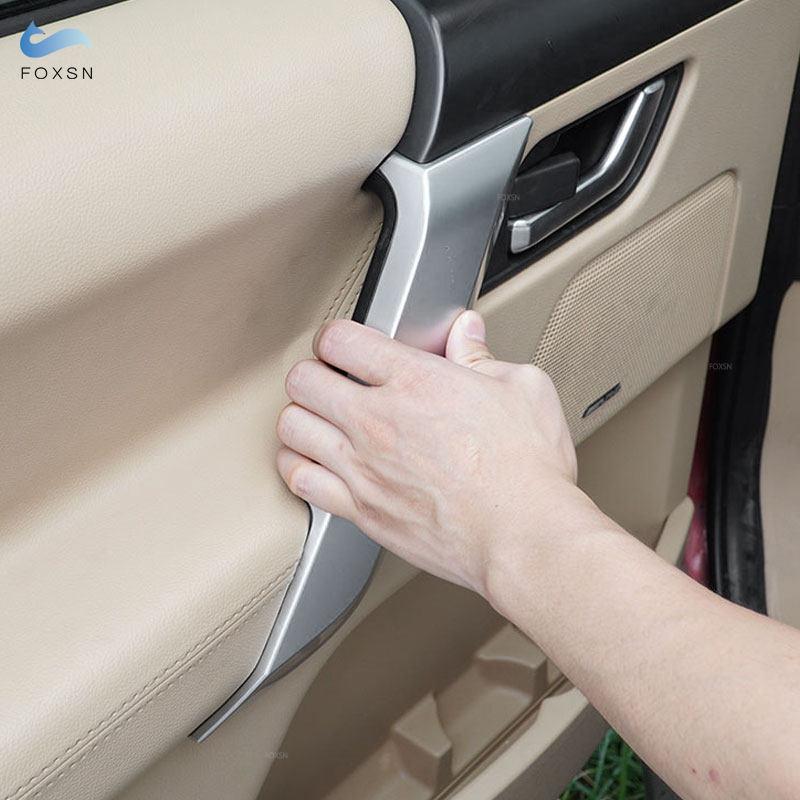 For Land Rover Freelander 2 2007 2008 2009 2010 2011 2012 2013 2014 2015 ABS Chrome Car Interior Door Handle Grip Cover Trim