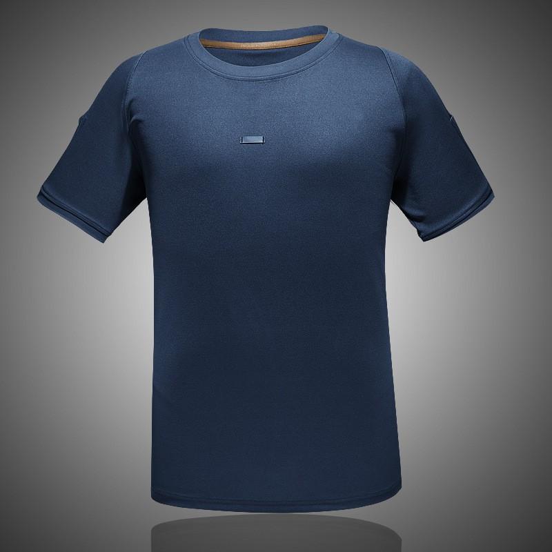 

Huanlong Physical Training Clothes Sports Short-sleeved Quick-drying Round Collar Breathable Men s T-shirt XXL