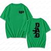 Army Dad TShirt Front Back Double Sided Print Shirt Gift of Clothing for The Father of A Veteran Soldier Daily Life Mens Tee