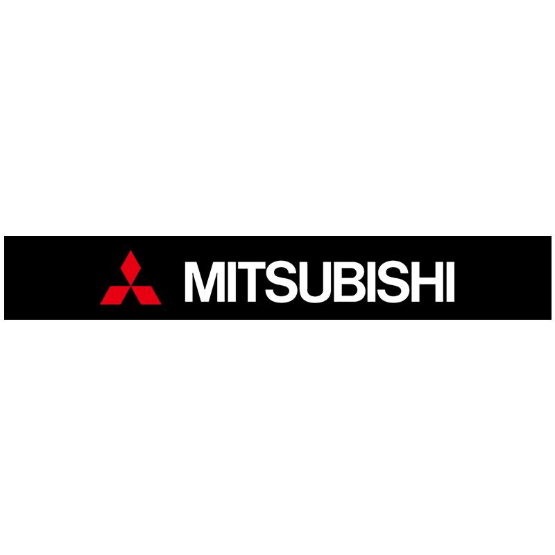 Car Front Windshield Stickers Front and Rear Decorative Decals Stickers For Mitsubishi ASX Lancer Pajero Outlander EVO EX Pajero