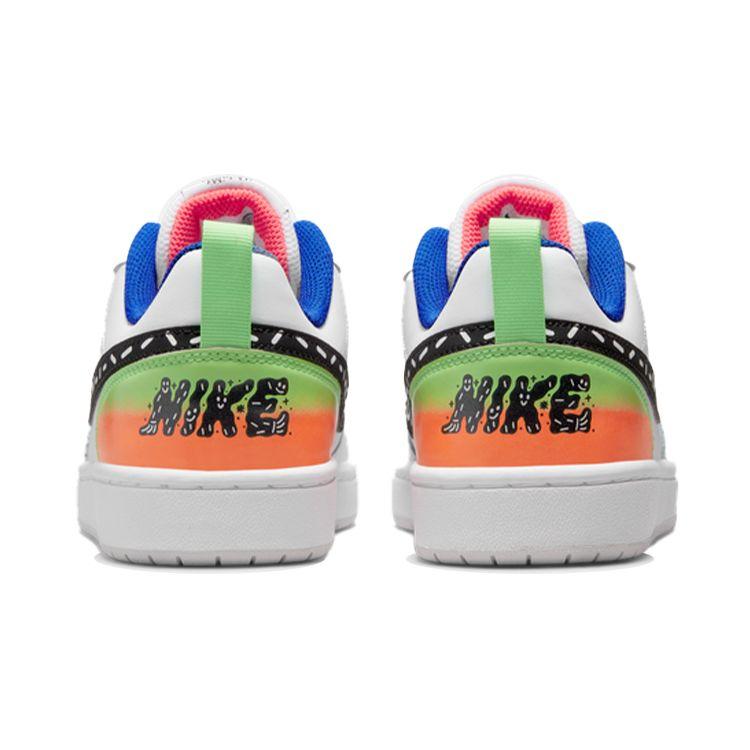 Nike Court Borough Low 2 GS Bílá Černá Photon Dust Dětské Tenisky DV1367-101