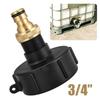 1pc IBC Tote Barrel Faucet - Durable Plastic, Garden Hose Adapter for Watering & Lawn Care