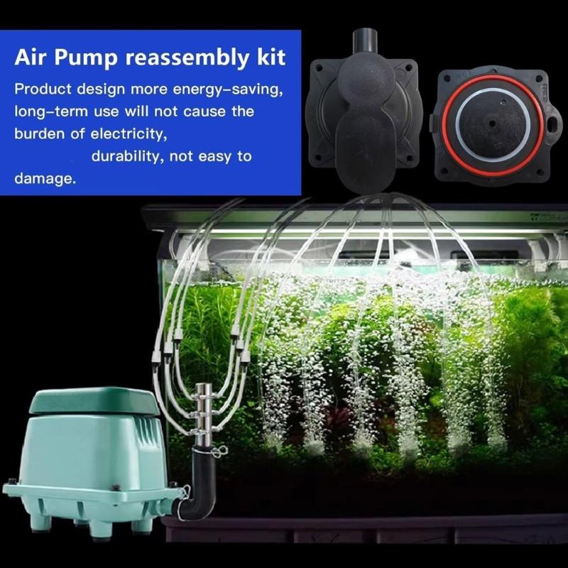 Air Pumps Rebuild Complete Diaphram Filter Screws Kit Replacement for HP80-0117 HP80-0110 HP80 HP60 CS103EL AS500