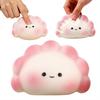 Kawaii Dumpling Squishy Stress Relief Toy Cute Squeeze Fidget Toys For Kids Adults Slow Rising Sensory Toy Desk Decor Gift