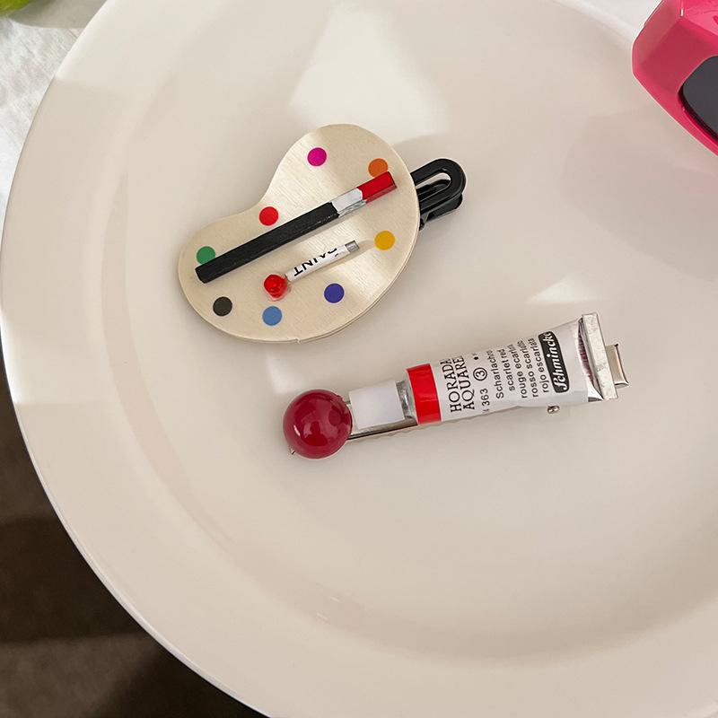 

Креативная доска для рисования Ручная работа Заколка для волос «Утиный клюв» Смешная краска Акварельная заколка для волос для женщин Ребенка Заколка для волос Декор для вечеринки