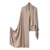 Functional Muslims Scarf for Women and Girls Lightweight Polyester Hijab Head Scarf Shawl Wrap for Various Occasion