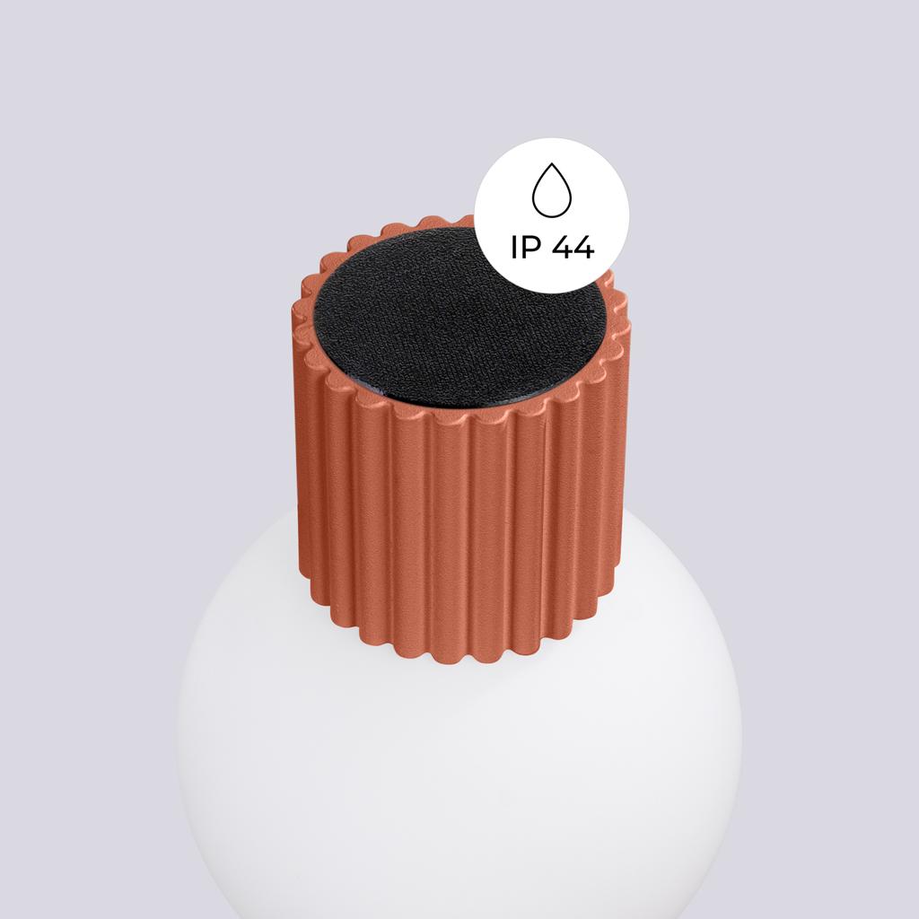 Kinkiet Halo Ip44 1 G9 Ochra Czerwona Alu Sollux Sl.1727