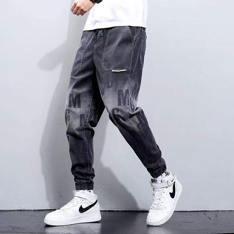 

Men s Spring & Autumn Graffiti Plus Size Korean Harem Tie-Dye Jogger Pants 4XL (170-200 jin)