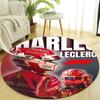Personalized Charles Leclerc Round Chair Office Rug - Perfect for Mat, Office Chair & More - Ideal Gift for Birthdays and Holidays