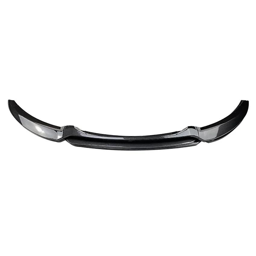 Gloss Black Or Carbon Look Car Front Bumper Lip Splitter For BMW 1 Series E82 E88 2008-2013 Bumper Canard Lip Splitter Body Kit