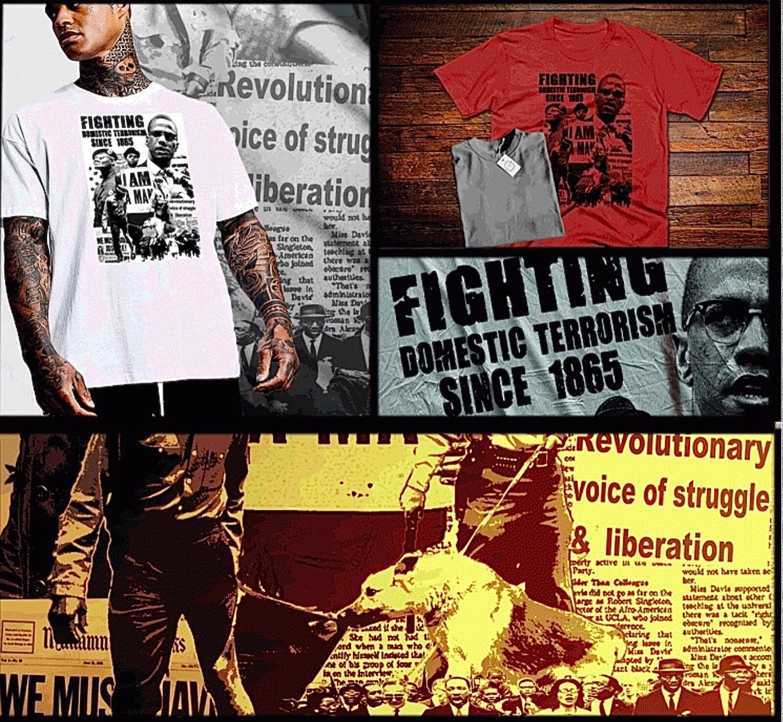 Футболка Месяц черной истории Мартин Лютер Кинг Малкольм Икс Лидеры движения за гражданские права M