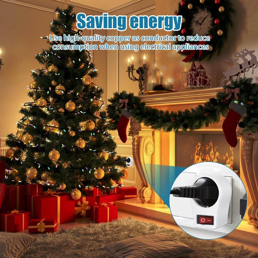 5 X European Type Conversion Socket German Standard Power Socket Converter with Switch Indicator 250 V 16 A Universal Power Adapter Socket for Travel