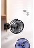 Silent Rechargeable Clip-On Fan for Dorms - Long Battery Life, Desktop & Wall Mountable