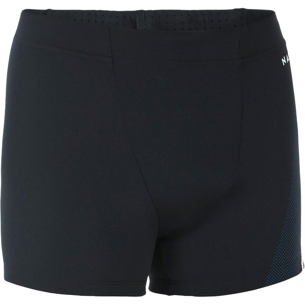 DECATHLON Fiti Quick Dry Breathable High Stretch Swim Trunks Men's Black