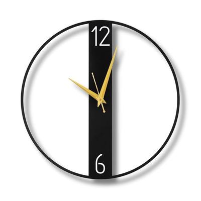 Wall Clock for Living Room, Bedroom, Kids Room and Kitchen | (40 X 40 CM) | Stylish Latest Home Decor | Black Color (Battery Included)