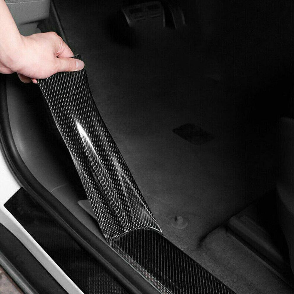 Scuff Plate Car Door Sill Protector Styling Mouldings Anti-Collision Strips Car Protective Film