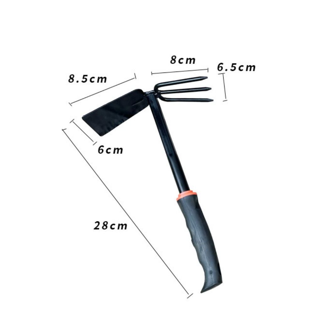 Carbon Steel Double-Sided Cultivator Multi-Functional Five Tooth Rake Wide Shovel  Digging