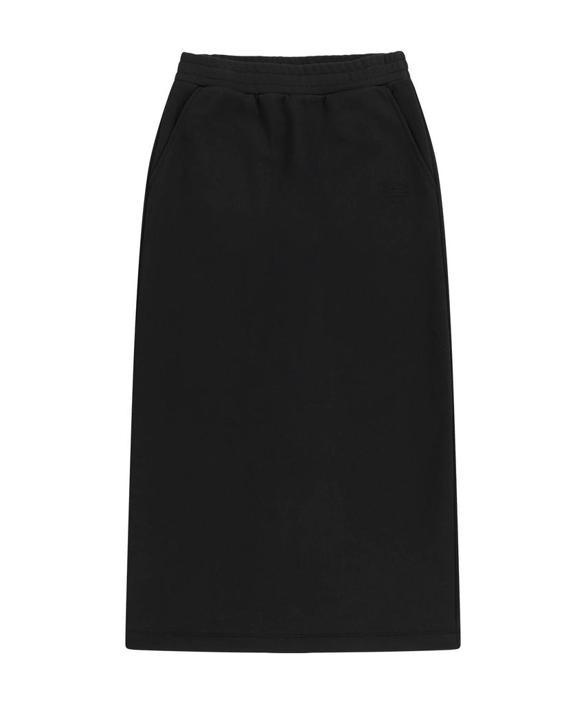 Malittepeulangsowajeobeo W Classic Logo Sweat Long Skirt Black Black