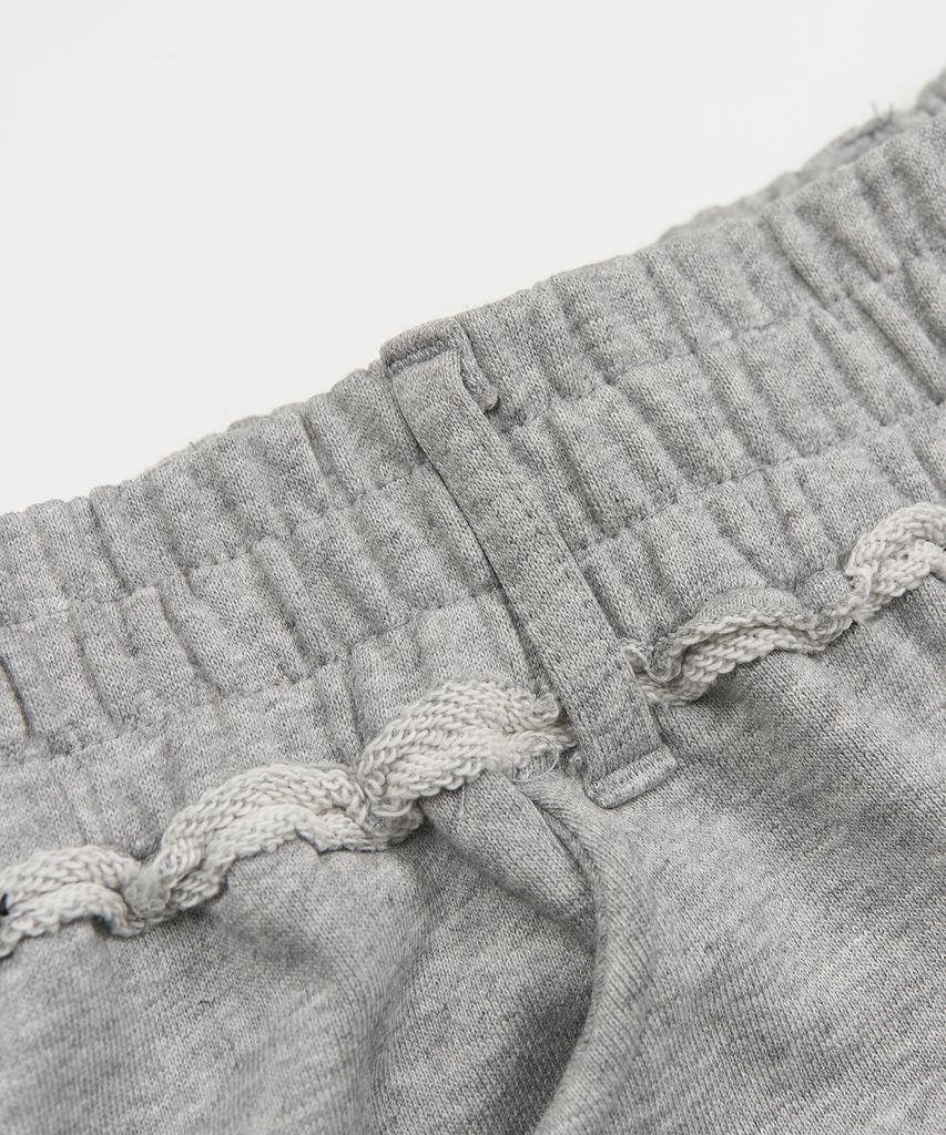 TOFFEE Cutoff Wide Sweatpants (Melange Grey)