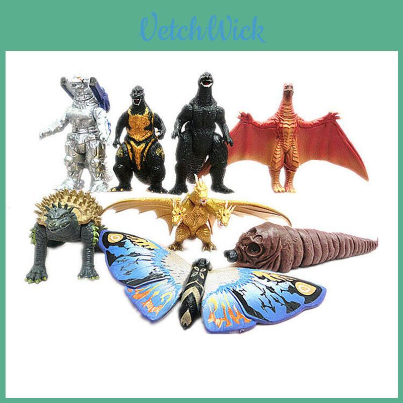 Superior 8pcs Godzilla 2 King Of The Monsters Action Figure Toy Pvc Doll For Kids Gift And Decor