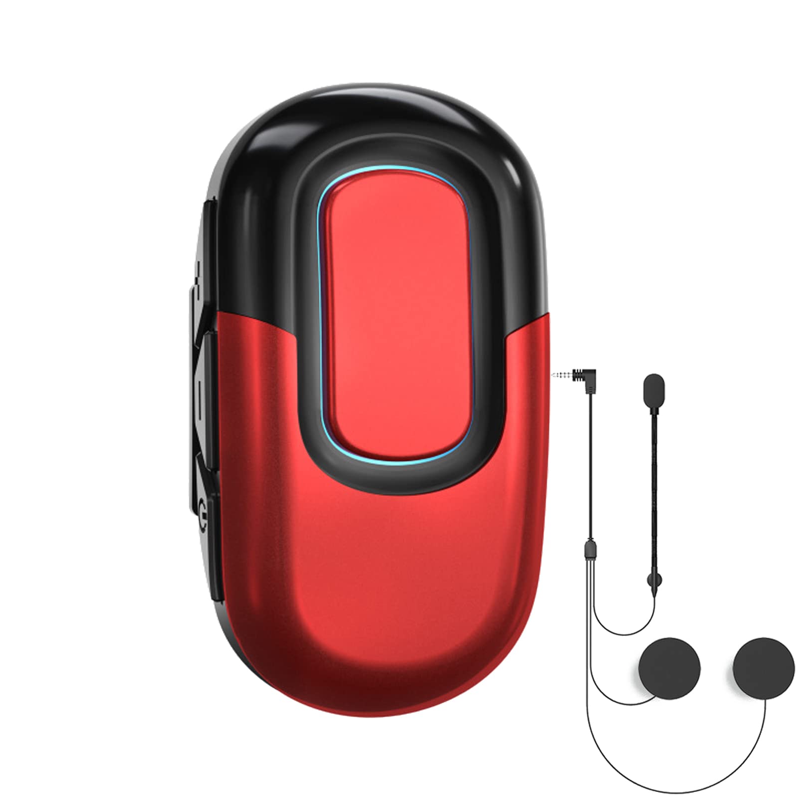 

Yuuanssr Шлем Bluetooth Шлем Тонкий Мотоциклетный Компактный Звонок Авто 60 Часов Непрерывной Работы Большой Водонепроницаемый и Легкий при Ударе Технические Стандарты Красный