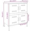 Sideboard Pink 68x39x79 cm Steel