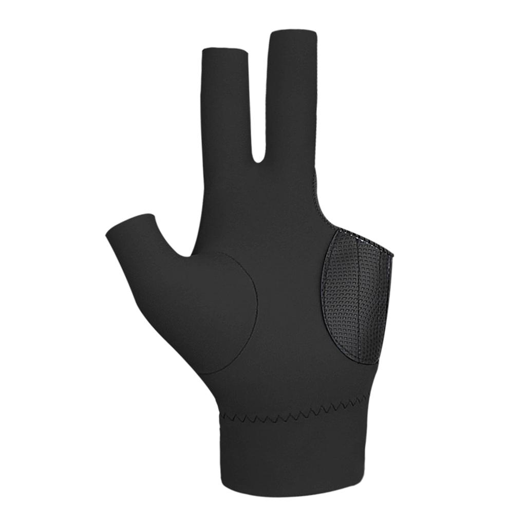 3 Finger Pool Glove Snooker Cue Sport Glove Comfortable Antiskid Left Right Pool Snooker Glove Billiard Accessorys