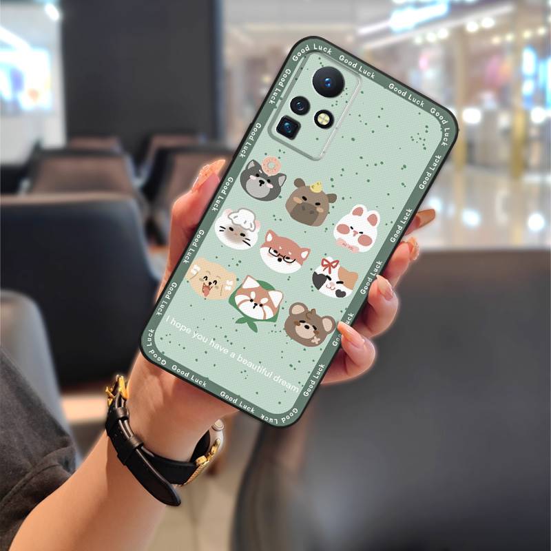 Full Wrap Phone Pouch Phone Case For Infinix Zero X/X Pro/X6811/X6811B Durable Anti-knock Graffiti Dirt-resistant Cute