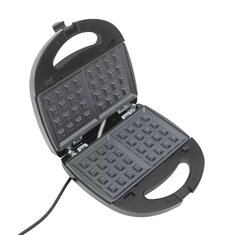 Mini 6-in-1 Non-Stick Sandwich Maker - Detachable Plates, Multi-Function Breakfast Maker for Waffles, Sandwiches & Toast, Household Use