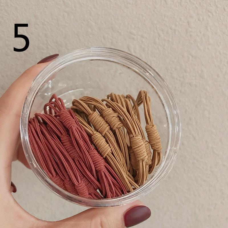 1 box Hair Accessories Women Rubber Bands Elastic Hair Bands Girls Headband Decorations Ties Ponytail Holder Scrunchy Rope Hair Jewelry