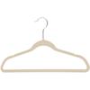 Kid's Non Slip Velvet Hangers 10 Pack Childrens Clothes Organization Slim Design Durable Prevent Creasing Perfect Closet Storage
