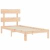 Vidaxl Bed Frame Without Mattress, 90X200 Cm, Solid Pine Wood