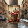 Apple Barrel Vintage Tin Sign Metal Wall Art Rustic Farmhouse Decor 8x12 Inch