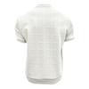 Men's Short Sleeve Jacquard T-Shirt, Loose Fit Crewneck Pullover, Breathable Moisture Wicking Vintage Casual Top