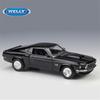 WELLY 1/24 Ford Mustang 1969 Boss 429 Alloy Sports Car Model Diecasts Metal Toy Racing Car Model Simulation Kids Gift Decoration