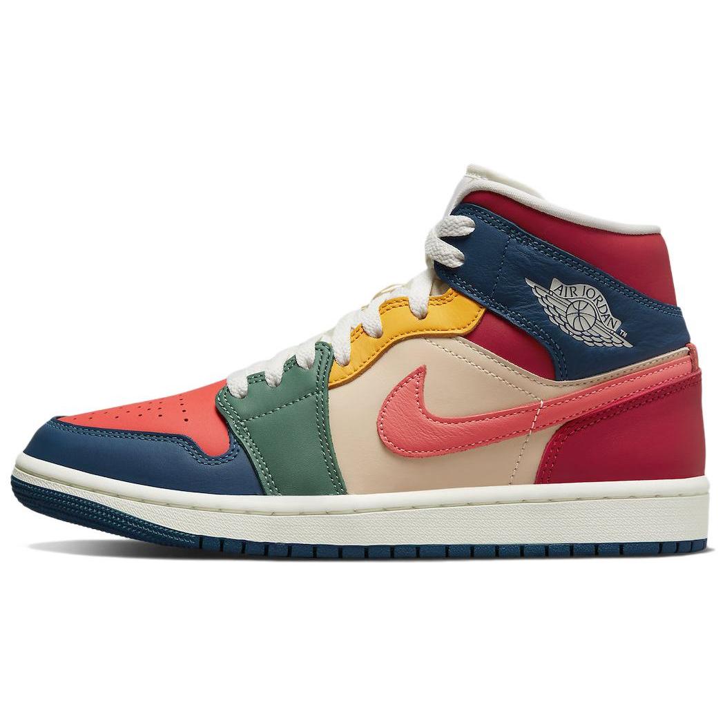

новые ЖЕНСКИЕ JORDAN 1 Mid Se Multi Color 2022 36.5