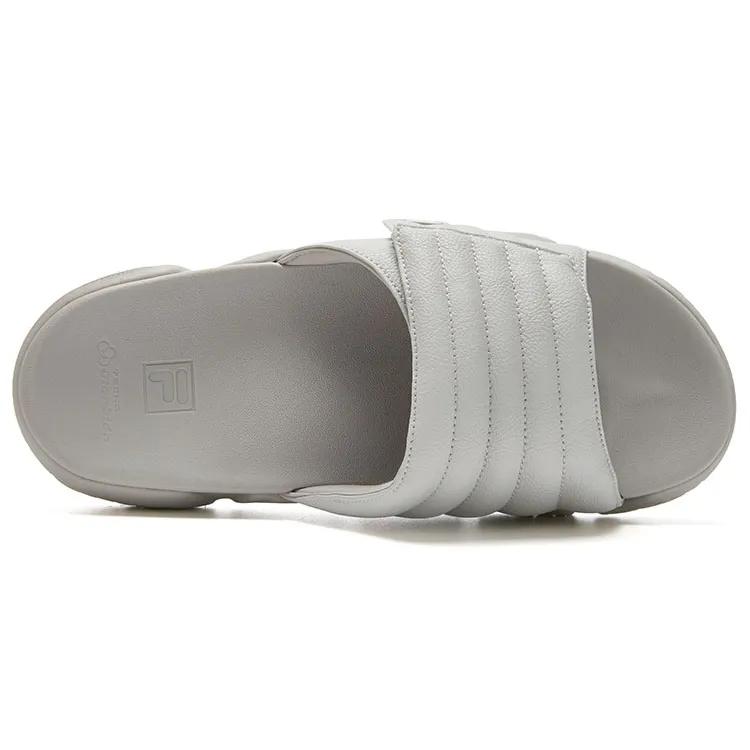 Fila Fusion Lifestyle Comfort Slides 'Grey' (Unisex) Slide Slippers T12M321507FQG
