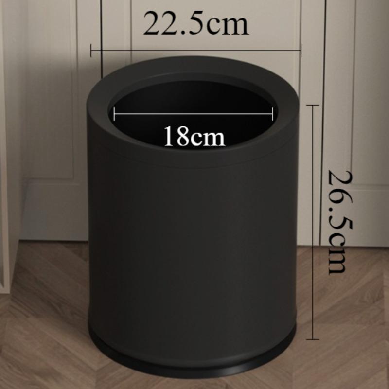 Double Layer Trash Bin Luxury Litter Bins Large Capacity Bathroom Kitchen Dustbins Bedroom Living Room Minimalist Trash Can