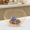 Fruit Basket Black Wire Fruit Baskets Multi-Functional Kitchen Storage and Organizer for Breads Vegetables and Snacks
