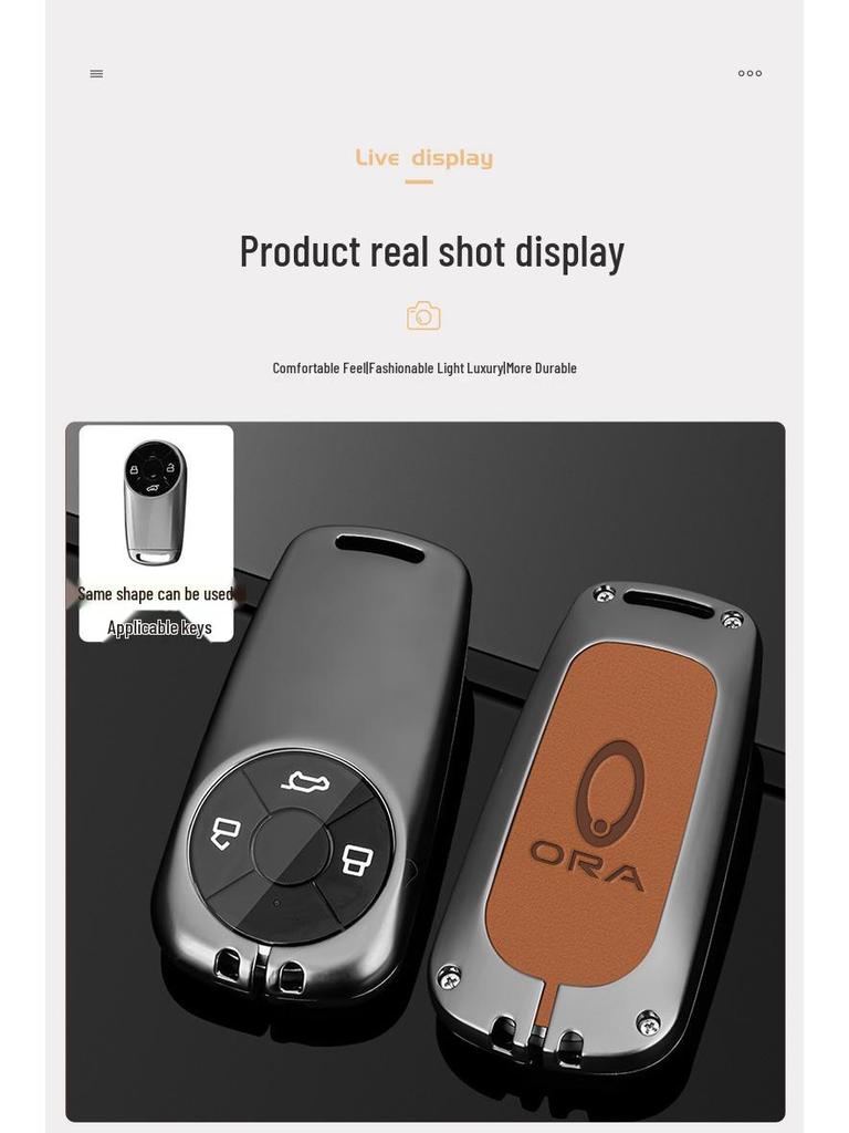 2023 ORA Good Cat Key Case - Advanced Black, Lightning, White, Ballet, GT Model Full-Wrap Shell