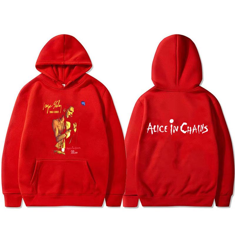 Rockband Alice in Chains Layne Staley Grafik Hoodie Herren Damen Punk Übergroß Klassische Streetwear Männlich Vintage Lässige Hoodies