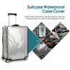 Travel Transparent Luggage Cover Waterproof And Dustproof Pvc Wear Resistant Fits 20-30 Inch Suitcases