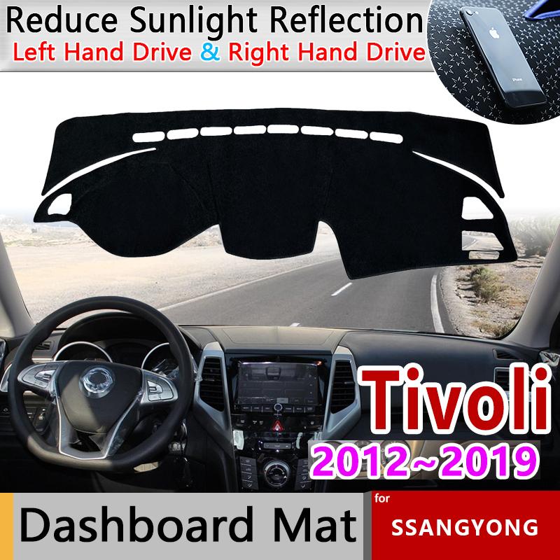 Dashboard Cover Dash Board Mat Carpet Pad for SsangYong Tivoli 2016~ Sunshade Cushion Car Non-slip Visor Cape Pad Accessorie