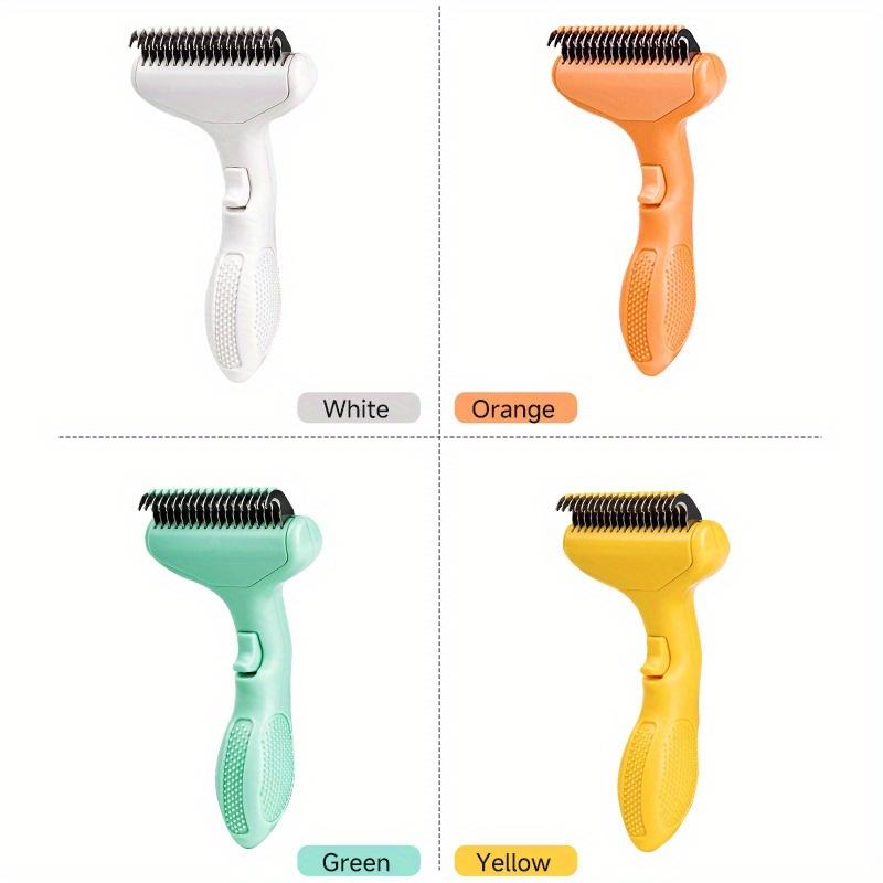 Undercoat Rake for Dogs & Cats, Deshedding Brush for Long haired Pets, Cat Undercoat Brush&Deshedding Tool for Grooming