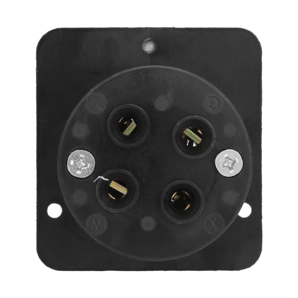 Power Plug NEMA L14-30C Generator Plug 30A 125V-250V 4-Hole US Plug Heavy Duty Power Inlet Boat/Truck/RV Power Inlet