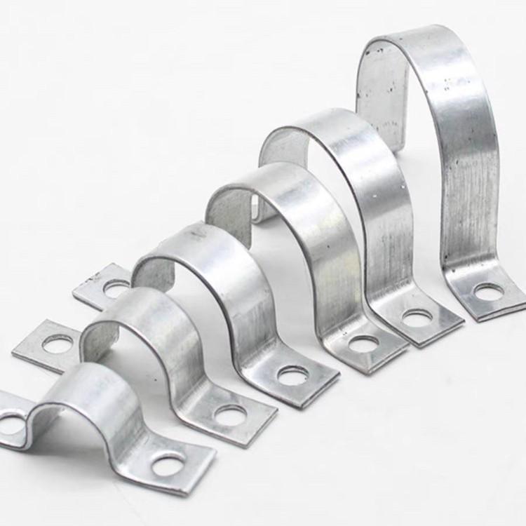 Customizable Galvanized Thickened Saddle Clip for Water Pipes and Wires