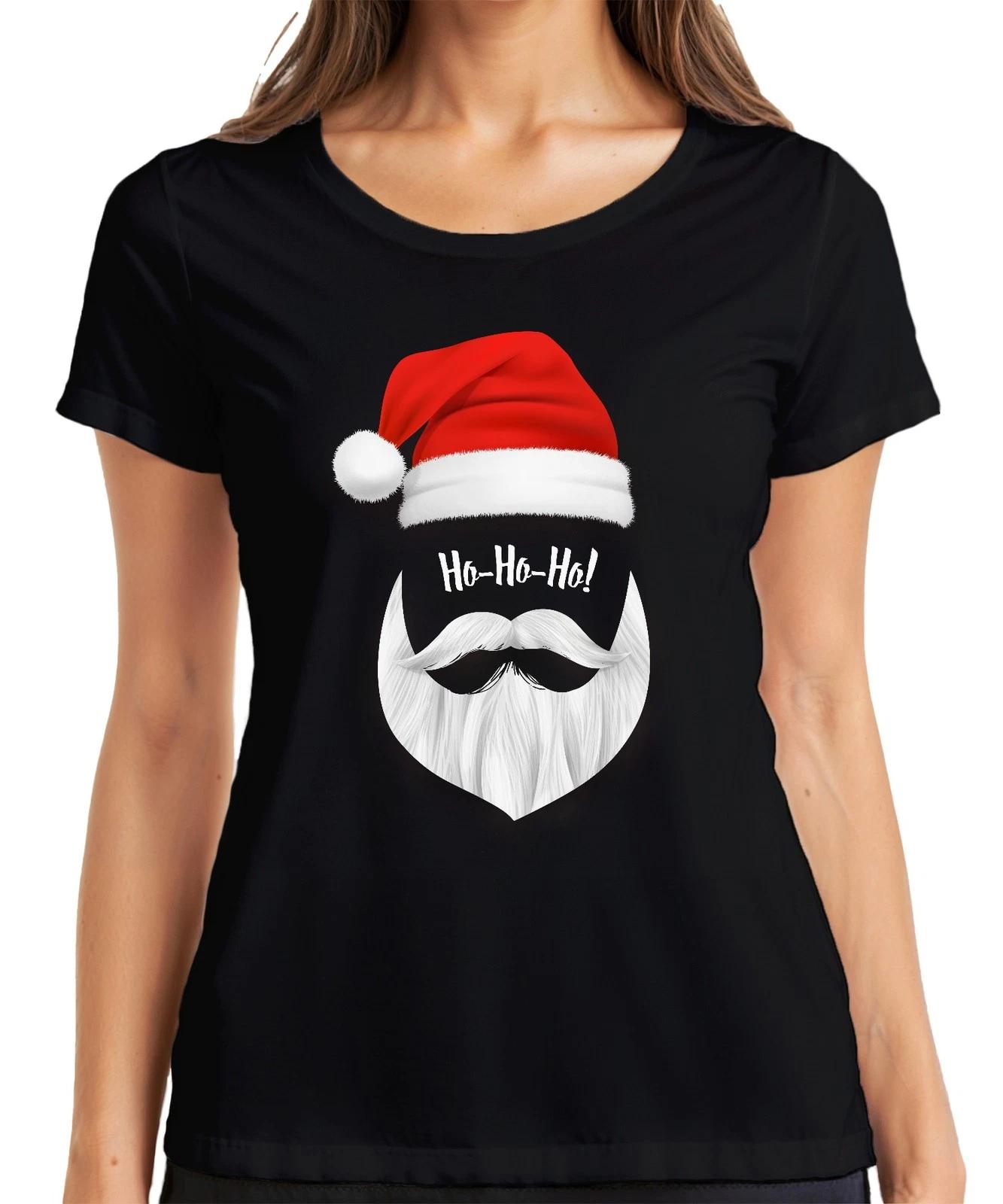 Ho Ho Ho Weihnachtsmann Santa - Weihnachten Weihnachtsgeschenk Christmas Damen T S